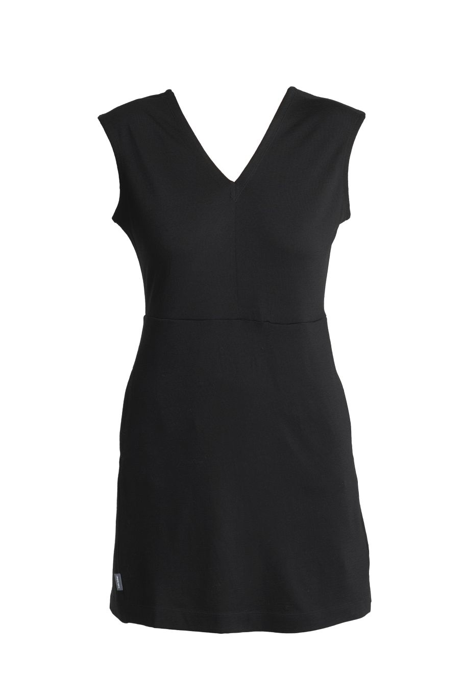 ICEBREAKER Wmns Merino 200 Granary Sleeveless V Neck Dress, Black velikost: XL