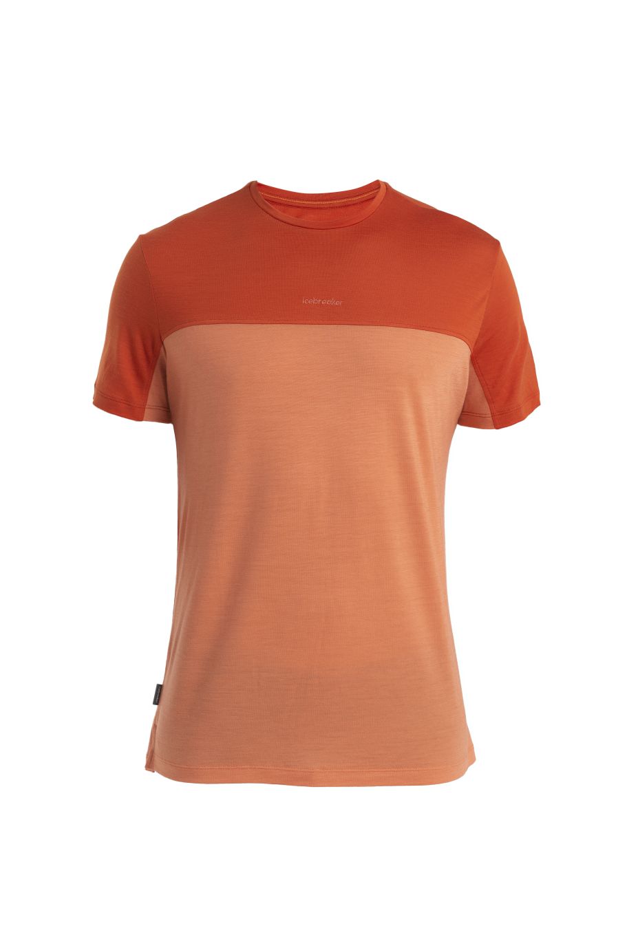 ICEBREAKER Mens Merino 125 Cool-Lite™ Sphere III SS Tee Colour Block, Ember/Molten/Cb velikost: XL