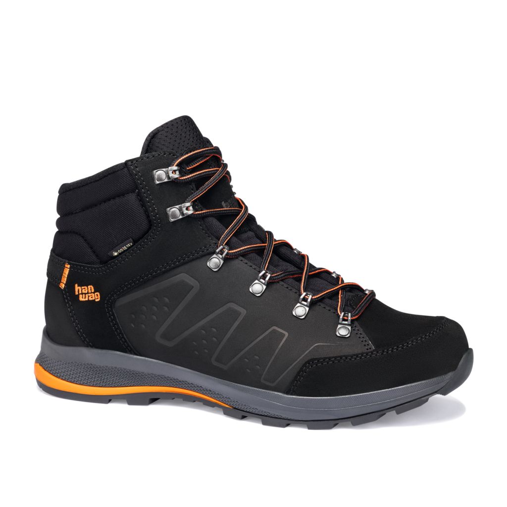 HANWAG M Torsby GTX, Black/Orange velikost: UK 8,5