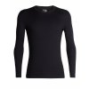 ICEBREAKER Mens 200 Oasis LS Crewe, Black (velikost XXXL)