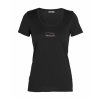 ICEBREAKER Wmns Tech Lite SS Scoop Vancouver, Black (vzorek) (velikost S)