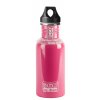 lahev 360 degrees stainless drink bottle 350 ml with kids flip pink
