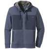 Outdoor Research Men's Cam Full Zip Hoody, steel blue