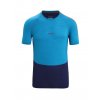 ICEBREAKER Mens 125 ZoneKnit™ SS Crewe, Geo Blue/Royal Navy