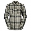 SCOTT Shirt W's Flannel LS, Dust Grey/Black (vzorek)
