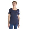 SS24 Women Merino 150 Tech Lite III SS Scoop Tee Icebreaker Logo Reflections 0A56Y9884 1
