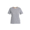 SS24 Women Merino Linen SS Tee Stripe 0A56ZYA78 1