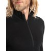 ICEBREAKER Mens 175 Everyday LS Half Zip, Black