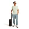 SS25 BM W Men Merino Linen SS Tee Stripe 0A56ZX0C0 04 01