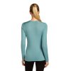 FW25 BM W Women Merino 200 Oasis LS Crewe Rainer Ridge 0A57BG451 02 01