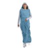 056302 BreezeSleepingBagLiner Long Mummy CendreBlue MODEL 2