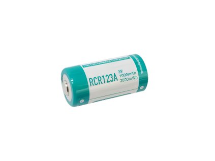 Nabíjecí baterie RCR123A 1000 mAh 3V