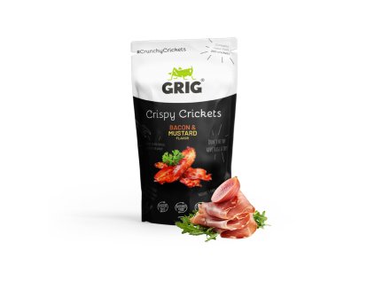 grig suseni krupavi cvrcci k jidlu jedly hmyz bacon cream onion protein na cesty