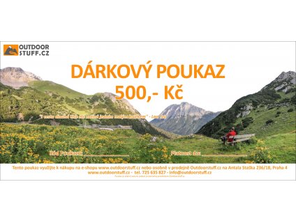 Darkovy Poukaz Na Outdoorstuff Cz 500 Kc 405 1