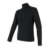 Sensor Merino Wool extreme pánské triko dl. rukáv zip černá (Velikost S, Barevná varianta černá)