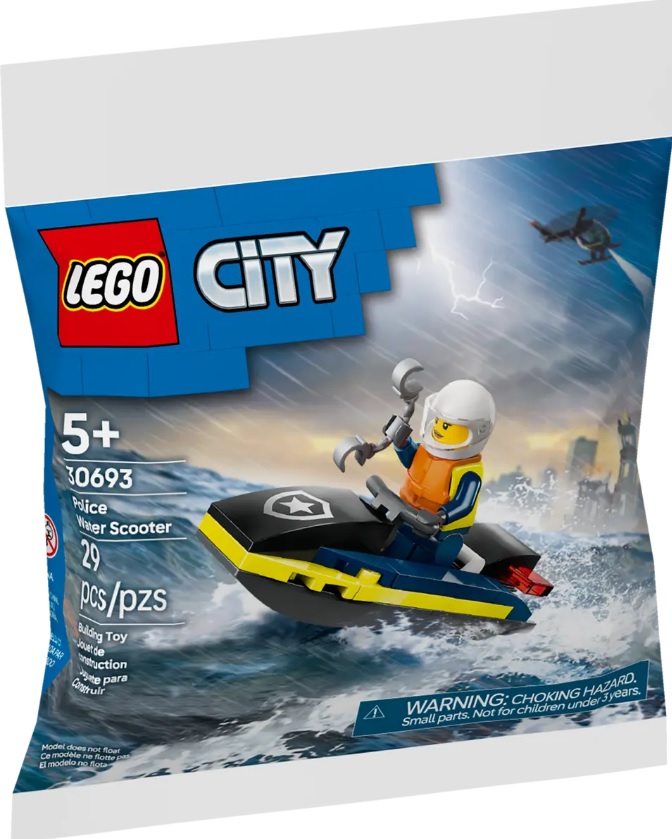 LEGO® CITY 30693 Policejní vodní skútr