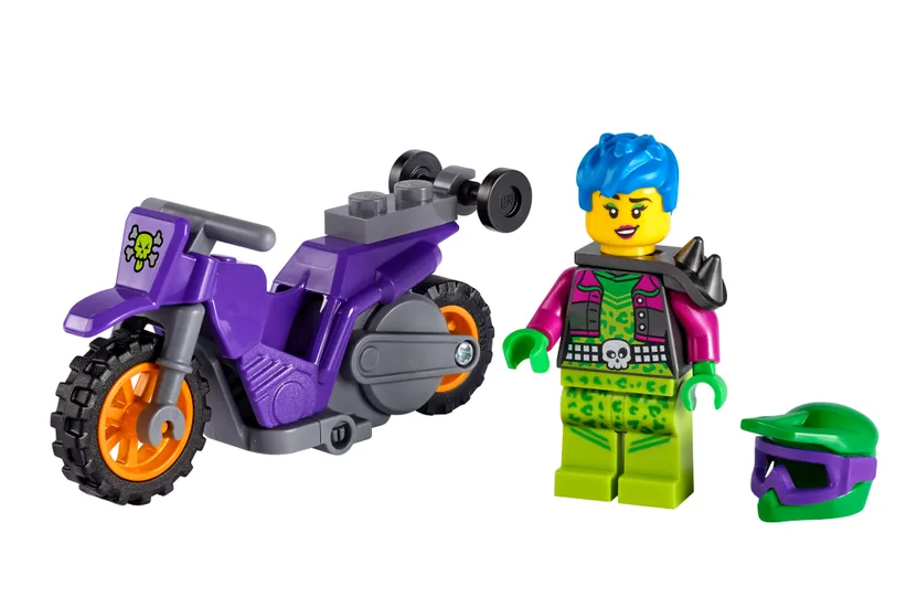 LEGO® City 60296 Kaskadérská wheelie motorka