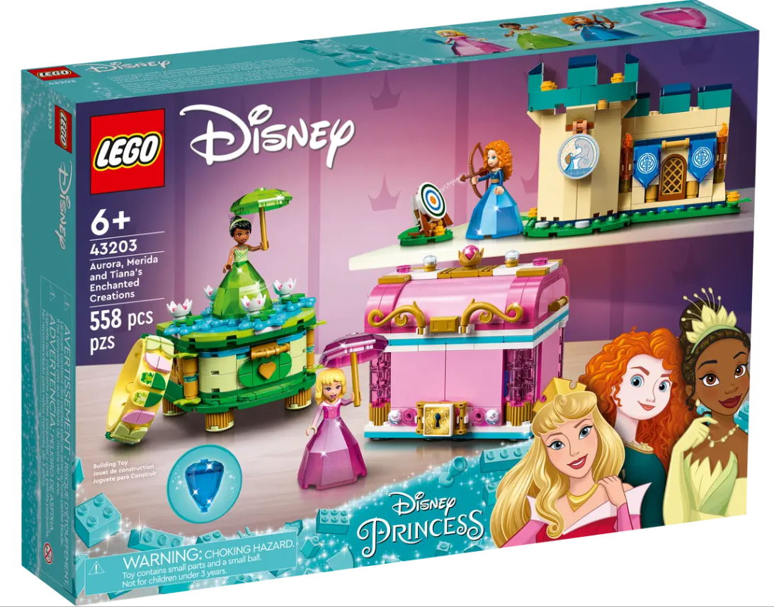 LEGO® Disney Princess™ 43203 Kouzelný svět Šípkové Růženky Rebelky a Tiany