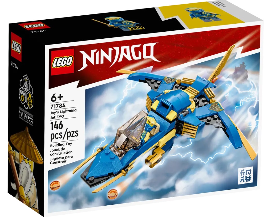 LEGO NINJAGO 71784 Jayova blesková stíhačka EVO