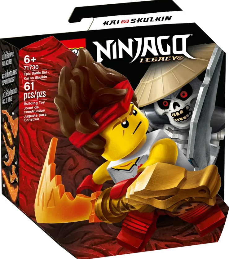 LEGO® NINJAGO® 71730 Epický souboj Kai vs. Skulkin