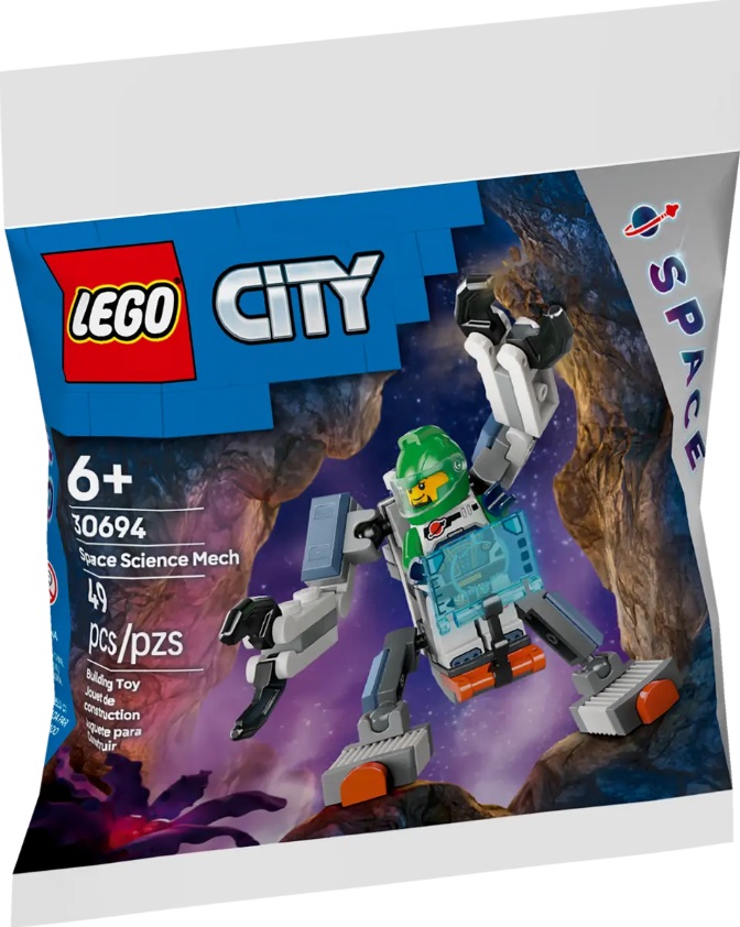 LEGO® City 30694 Vesmírný vědecký robot