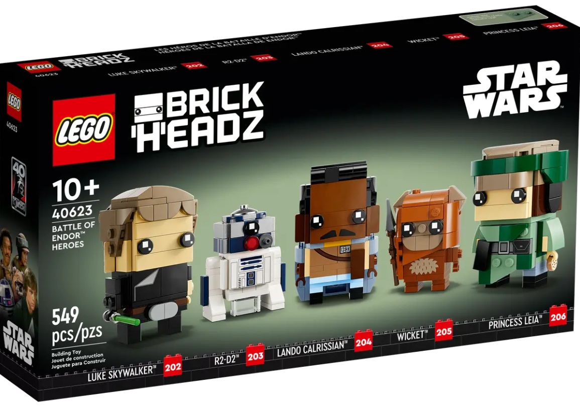 LEGO® BrickHeadz™ Star Wars™ 40623 Hrdinové bitvy o planetu Endor™