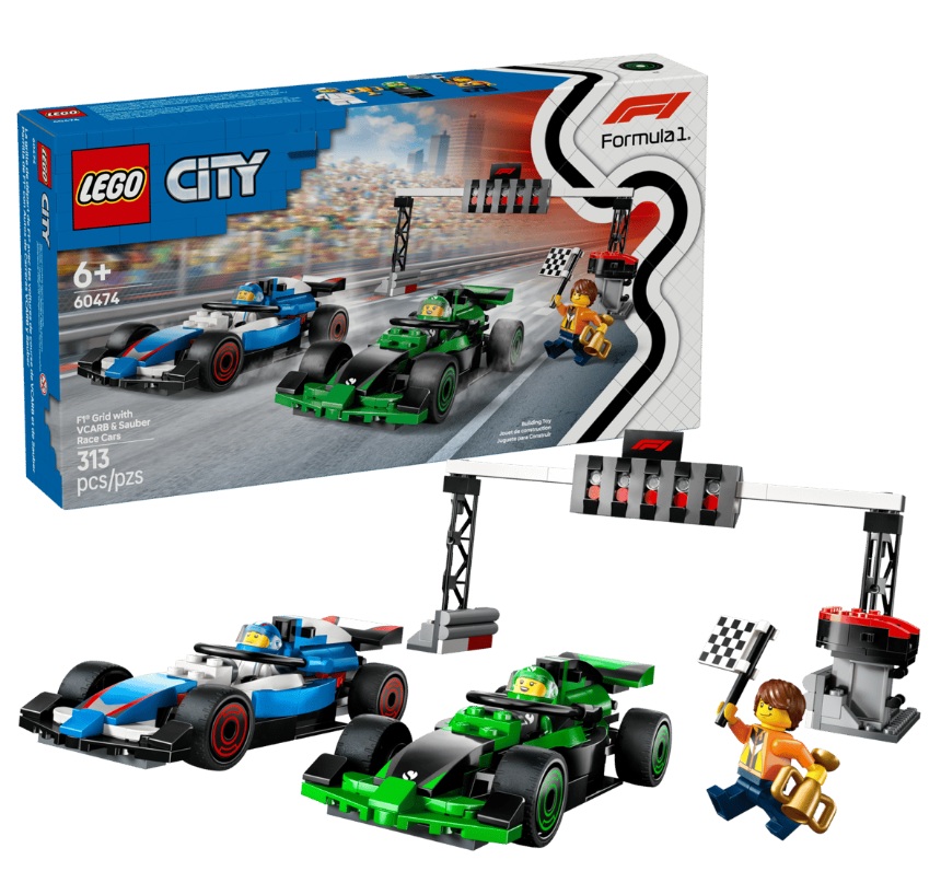 Levně LEGO® City 60474 Padok F1 s formulemi VCARB a Sauber