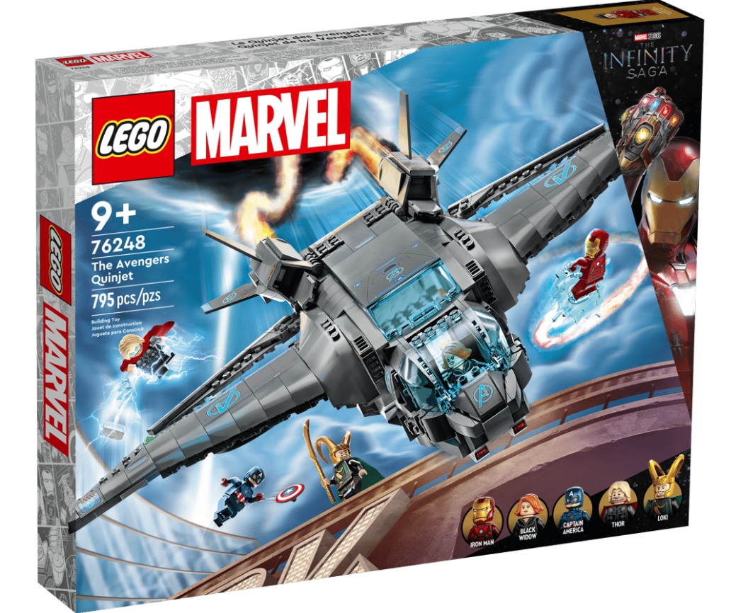 Levně LEGO® Marvel 76248 Stíhačka Avengers Quinjet