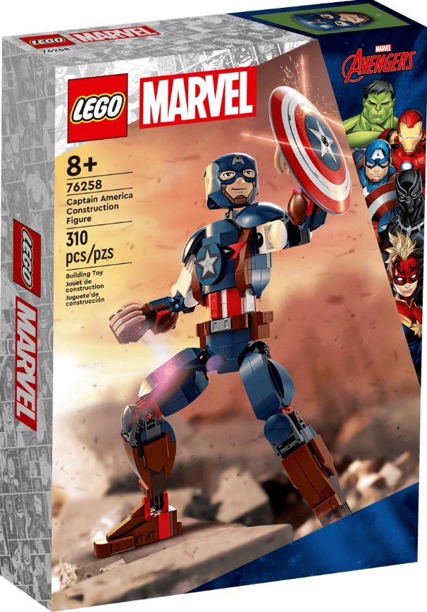 LEGO® MARVEL 76258 postavička KAPITÁNA AMERIKY
