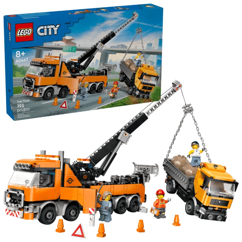 LEGO® City 60467 Výkonný vyprošťovací odtahový vůz s jeřábem