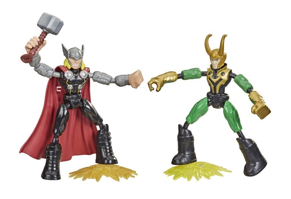 Hasbro AVENGERS bend and flex THOR vs. LOKI
