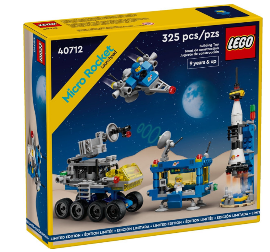 LEGO® 40712 Miniaturní startovací rampa pro raketu