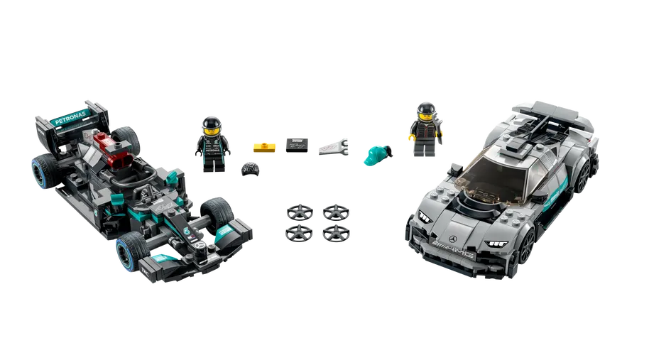 LEGO® Speed Champions 76909 Mercedes-AMG F1 W12 E Performance a Mercedes-AMG Project One