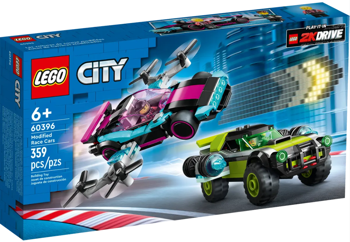 LEGO® City 60396 Vylepšená závodní auta