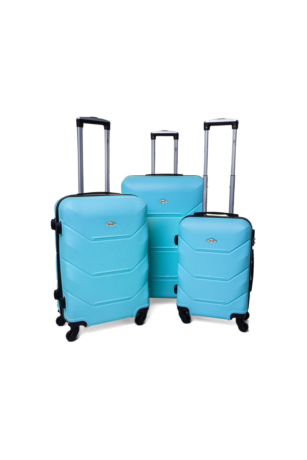 Cestovní kufr RGL 720 světle modrý - Set 4v1