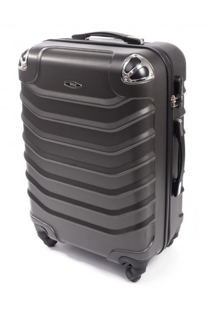 Cestovní kufr RGL 730 tmavě šedý - L