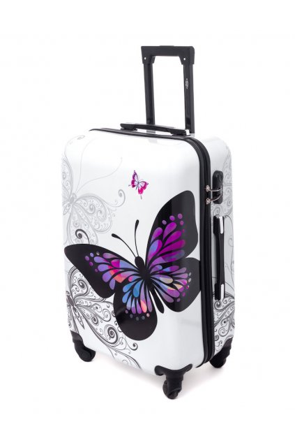 Cestovní kufr RGL 5188 butterfly - M