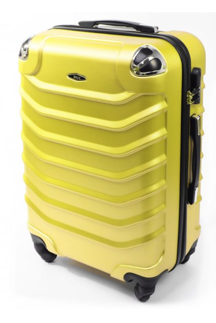 Cestovní kufr RGL 730 žlutý - XXL