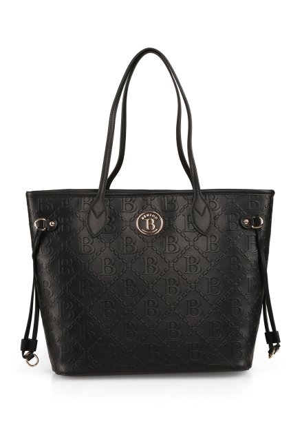 Dámská kabelka BERTOO Ginevra black logo/gold