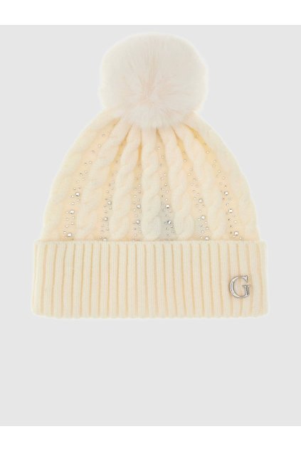 Dámská čepice Guess - AW5385POL01 -WHI