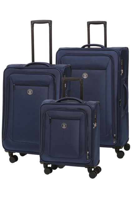 Cestovní kufr BERTOO Modena - modrý set 3v1
