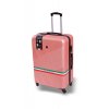Cestovní kufr BERTOO Milano - růžový XXL