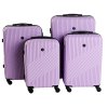 Cestovní kufr BERTOO Milano - světle fialový set 4v1