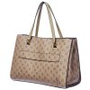 Cestovní kabelka BERTOO Valentina beige logo