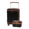 Cestovní kufr BERTOO Napoli - černý set 2v1