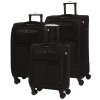 Cestovní kufr BERTOO Bolzano - černý set 3v1