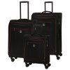 Cestovní kufr BERTOO Modena - černý set 3v1