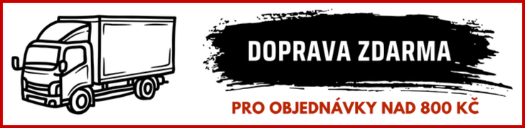 Doprava zdarma pro objednávky nad 800,- Kč