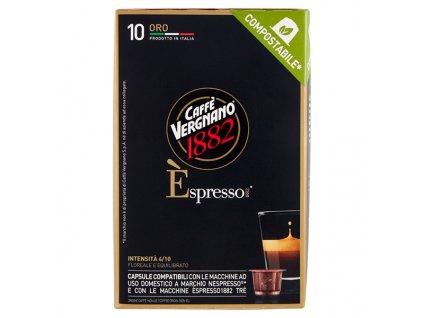 Caffé Vergnano 1882  Arabica  kapsle  Káva 10x5g