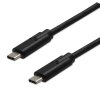 USB kabel (3.2 gen 2)  USB C samec - USB C samec  1m  černý  10 Gb/s, 5V/3A